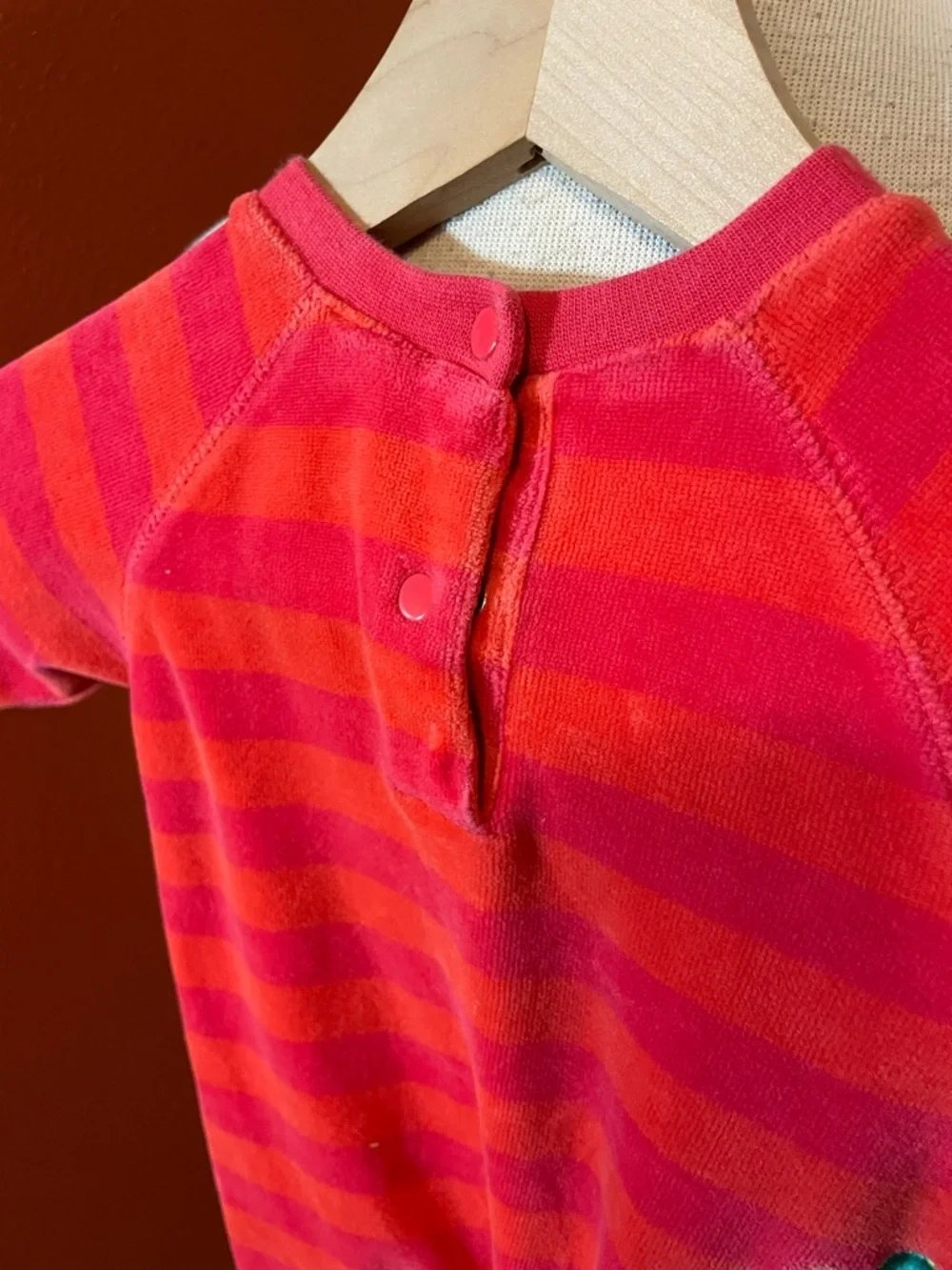 Carter’s Infants Vintage Velour Striped The Very‎ Hungry Caterpillar Book Romper